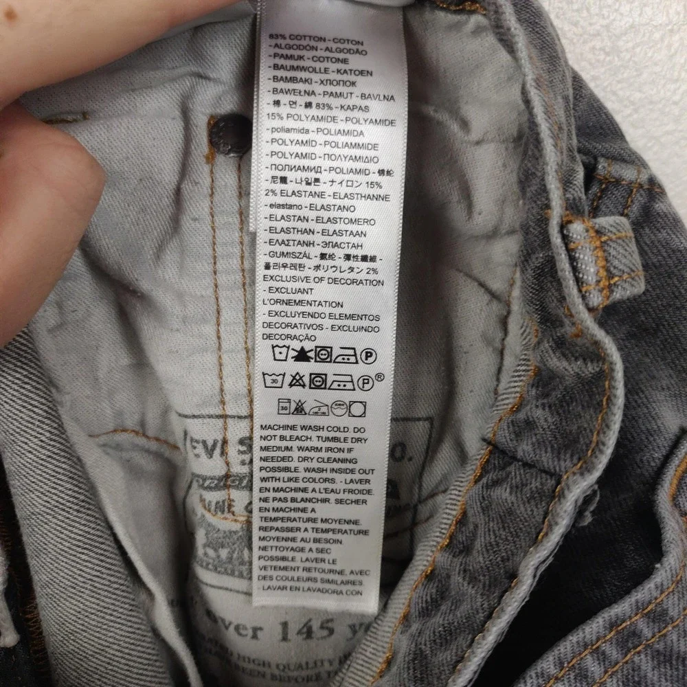 Levi's Super‎ Baggy Jeans Mens 32x30 Grey Relaxed Wide Leg Streetwear Skater